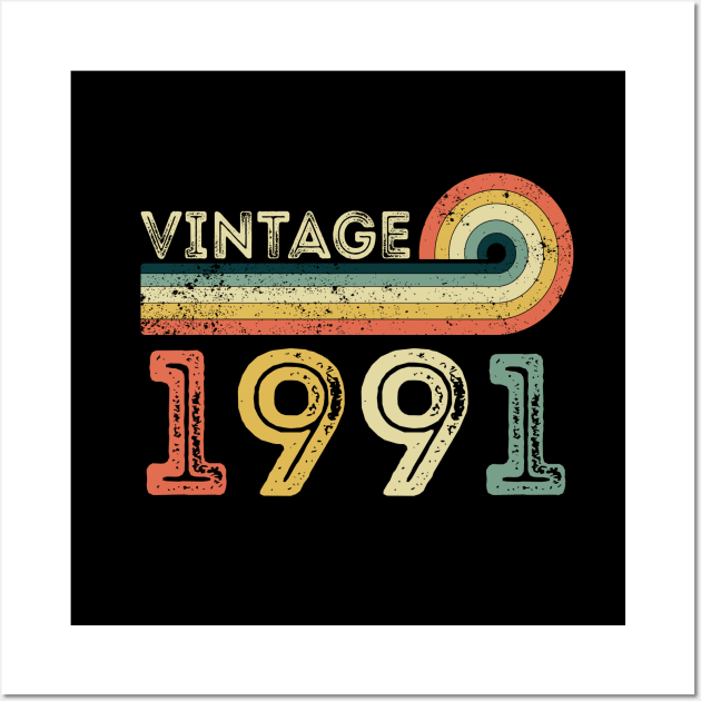 Vintage 1991 Wall Art by MEDtee